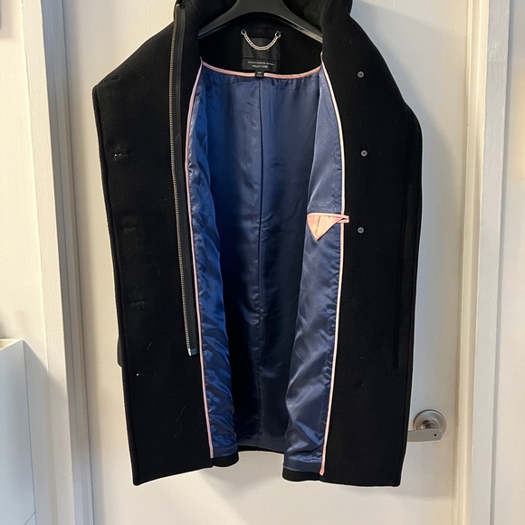 J. Crew Villa coat in Italian stadium-cloth wool Item: BA539 Black Size 10P - Picture 4 of 4